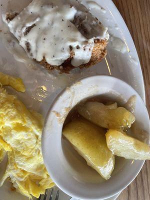 Grandpa country fried  Grandpa's Country Fried Breakfast