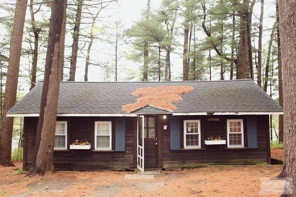 The Cottage (electric)- perfect for the to stay in the night before, honeymoon suite, or for the groomsmen to get ready in.