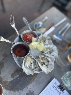 West cost oysters, on regular menu