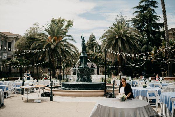 Joan and Nino Wedding on 7/7/18 at Oakland's Preservation Park.  Picture by Usman B. Photography.  Coordinated by Limelight Productions.