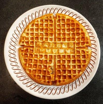 Since when did Waffle House start autographing their waffles?!