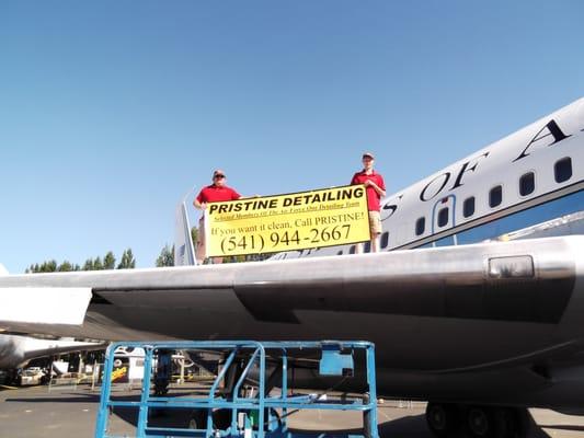 Selected Members of the Exclusive Air Force One Detailing Team!