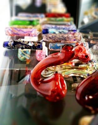 locally blown glass, sherlocks