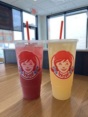 Blueberry Pomegranate Lemonade and Pineapple Mango Lemonade