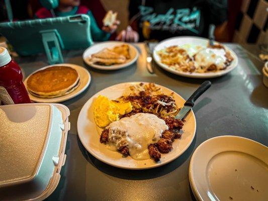 Chicken Fried Steak 'N' Eggs