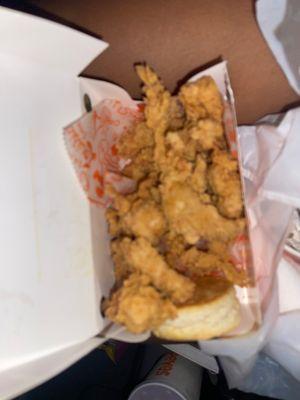 I specifically asked for tenders and she gave me gnarly fingerswhy do i have to travel to another popeyes because you can't get it right?