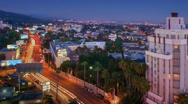 Most of the pub crawl takes place here, on the famous Sunset Strip