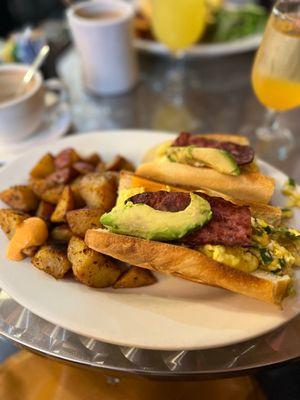 Bacon breakfast sandwich. So good!