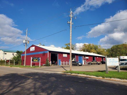 Front of shop