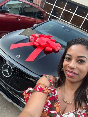 Self with new Benz