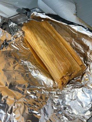 Spicy pork tamales