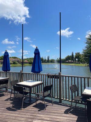 Restaurant patio