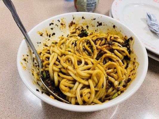 Dan Dan noodles - mixed (very spicy)