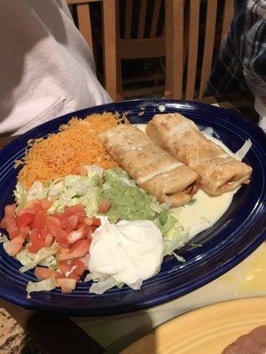 Mixed fajitas side plate