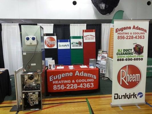 Our booth at the South Jersey Spring 2014 Home Remodeling Show.