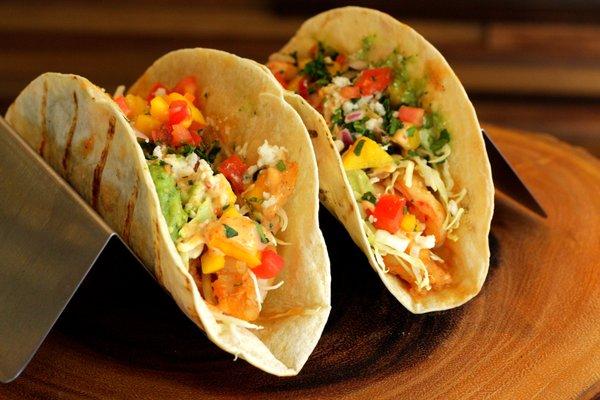 SHRIMP TACOS