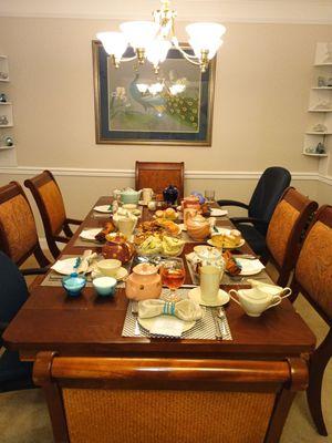 Afternoon Tea at home catered by The Tea Cart.