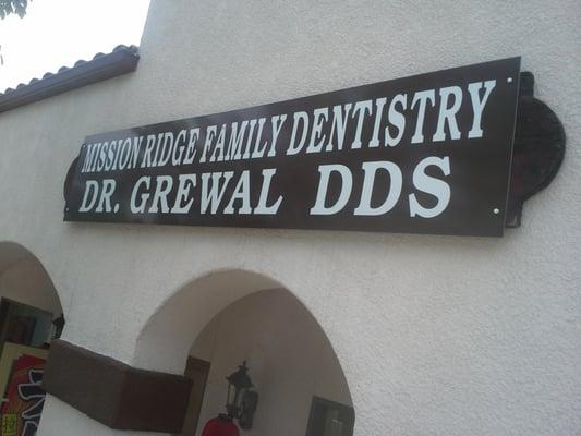 Mission Ridge Family Dentistry Store Front, Fremont, CA.