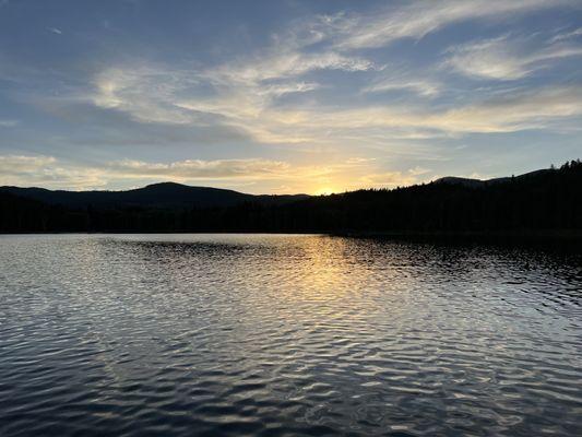 South Twin Lake. Taken off Dock 1 at Log Cabin Resort.