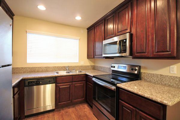 Our stainless steel appliances add an elegant touch to any kitchen, perfect for preparing exquisite meals, especially during the holidays.