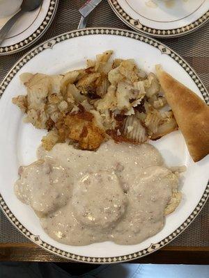 Biscuits and gravy