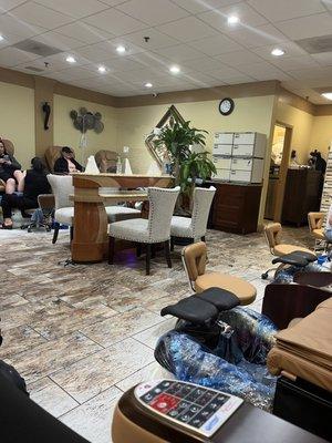 Pedicure Area