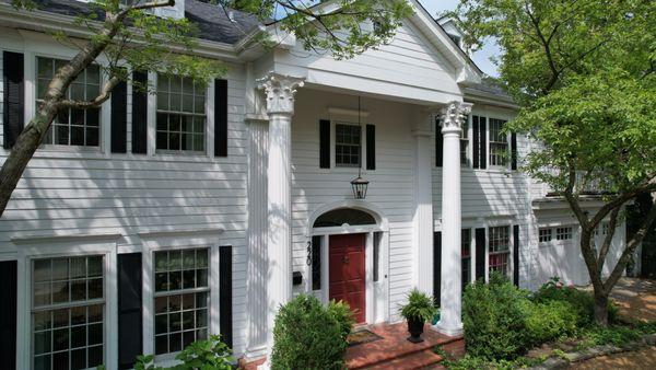 James Hardie siding project in Winnetka, IL