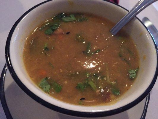 Vegetable lentil soup