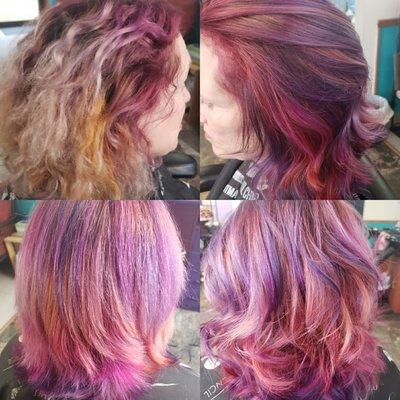 Vivid pop color application