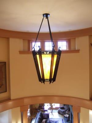 Custom fixture for private residence