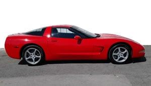 Red Vette side