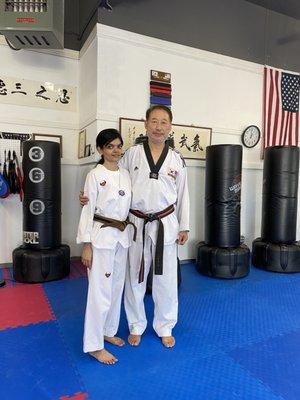 Received Brown Belt.