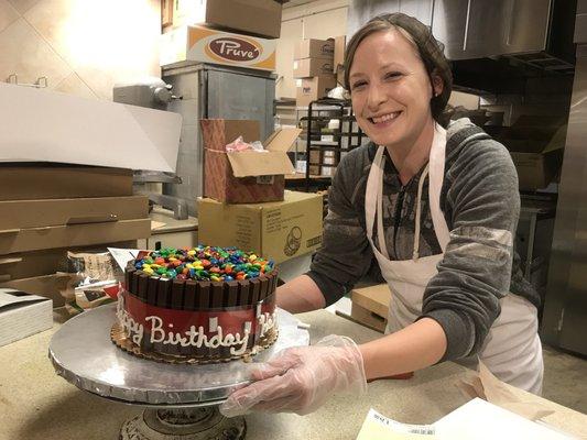 Mikaela's cake rocked my family's sweet tooth!