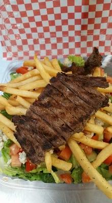 Steak and Fries salad