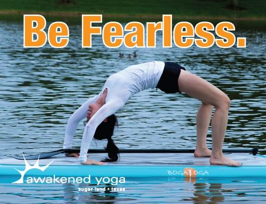 We started Stand Up Paddleboard yoga classes the summer of 2015.