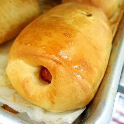 Jalapeno Sausage and Cheese Kolache