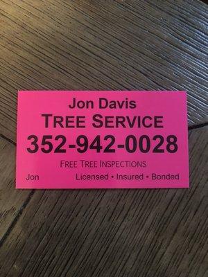 Call us for free tree inspections and estimates