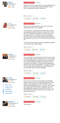 Reviews from our old location!