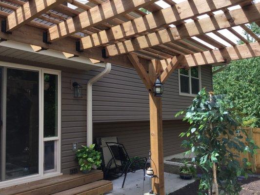 New siding, windows and patio door