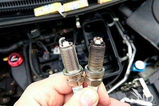 Spark plug change