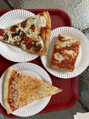 Margherita, regular cheese and Sicilian!!