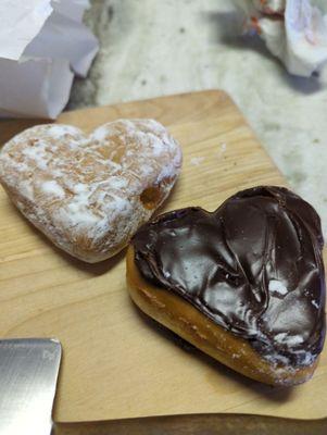 Bavarian cream and Boston cream