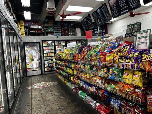 Sandwich deli counter + Chip heaven, even the Mexico chips up in here