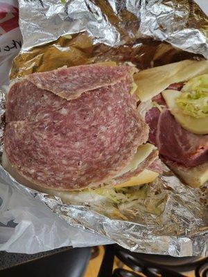 Rotten meat in hoagie