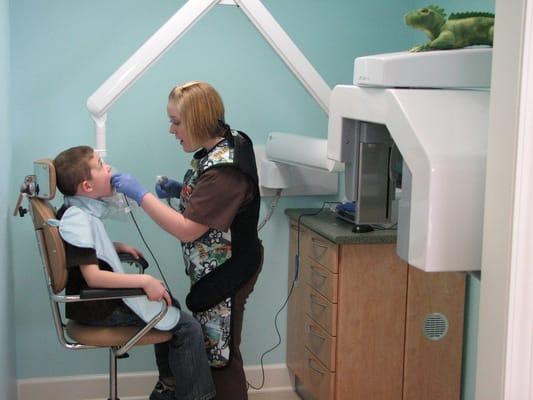 State-of-the-art Pediatric Dental Office. We take Digital xrays.