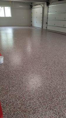 Full Flake Garage flooring