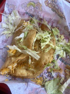 Fried chicken taco