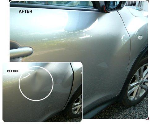 Before and After: Reno's Paintless Dent Repair Service