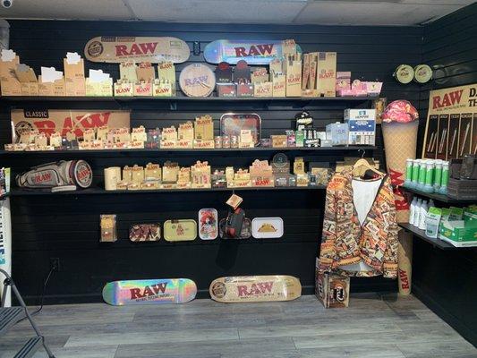 The one and only Raw Wall! One of the Largest Selections of Raw prod in the area!