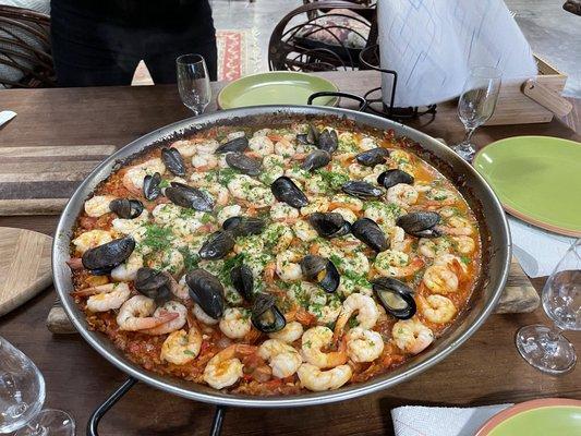 Paella anyone? A Terra Savia specialty